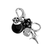 BLACK8 サイコロ パンツキーチェーン G126