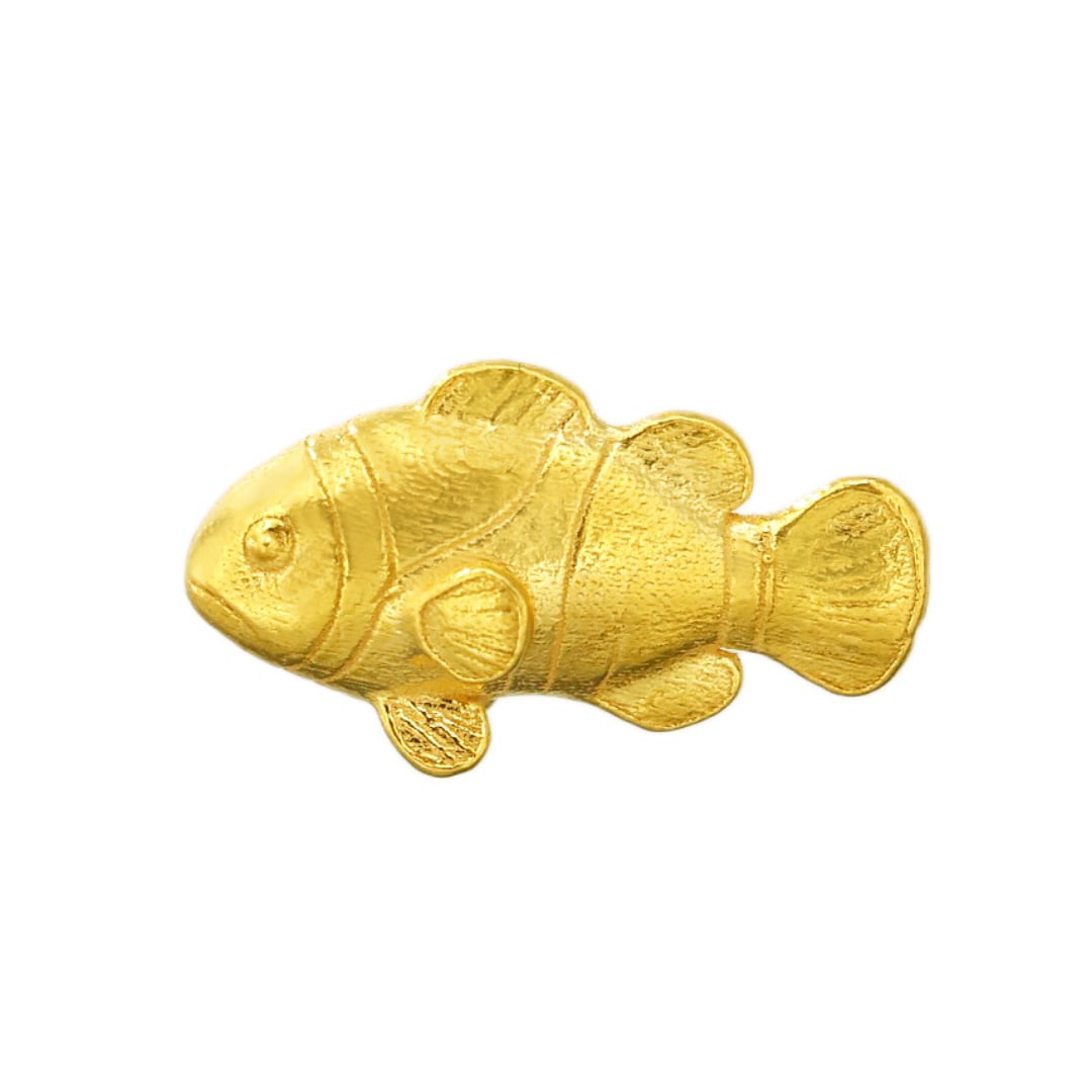 純金 約1g カクレクマノミ JUNGOLD 指先サイズの芸術品