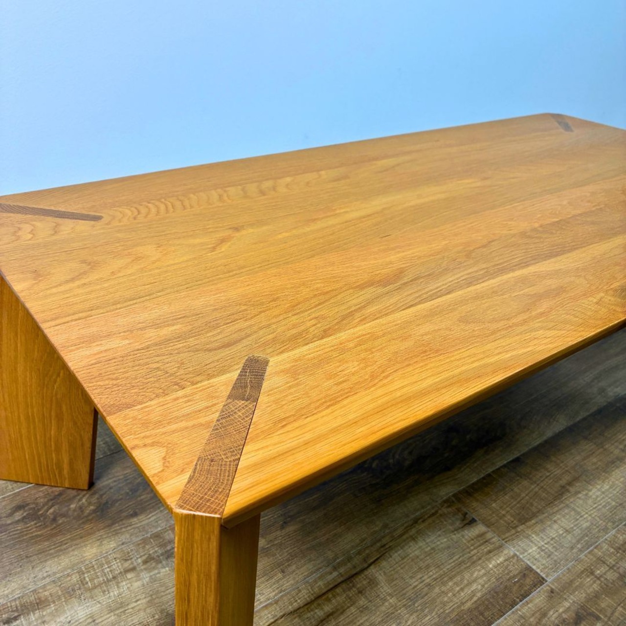 NOWHERE LIKE HOME TRAVIS Center Table ノーウェアライクホーム トラビス センターテーブル コーヒーテーブル ローテーブル ナチュラル 木目 関家具【中古】【200サイズ】