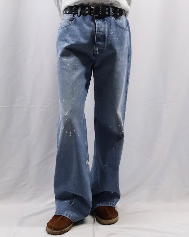 【26ss/ROLDSKOV】painted bootcut denim