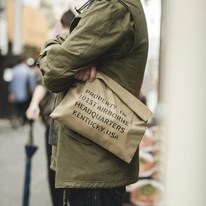 Clutch Letter Canvas Retro Bag【B0136】
