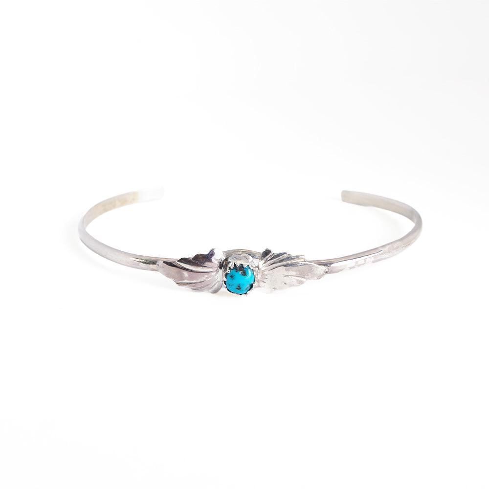 INDIAN JEWELRY インディアンジュエリー】Navajo Turquoise Feather