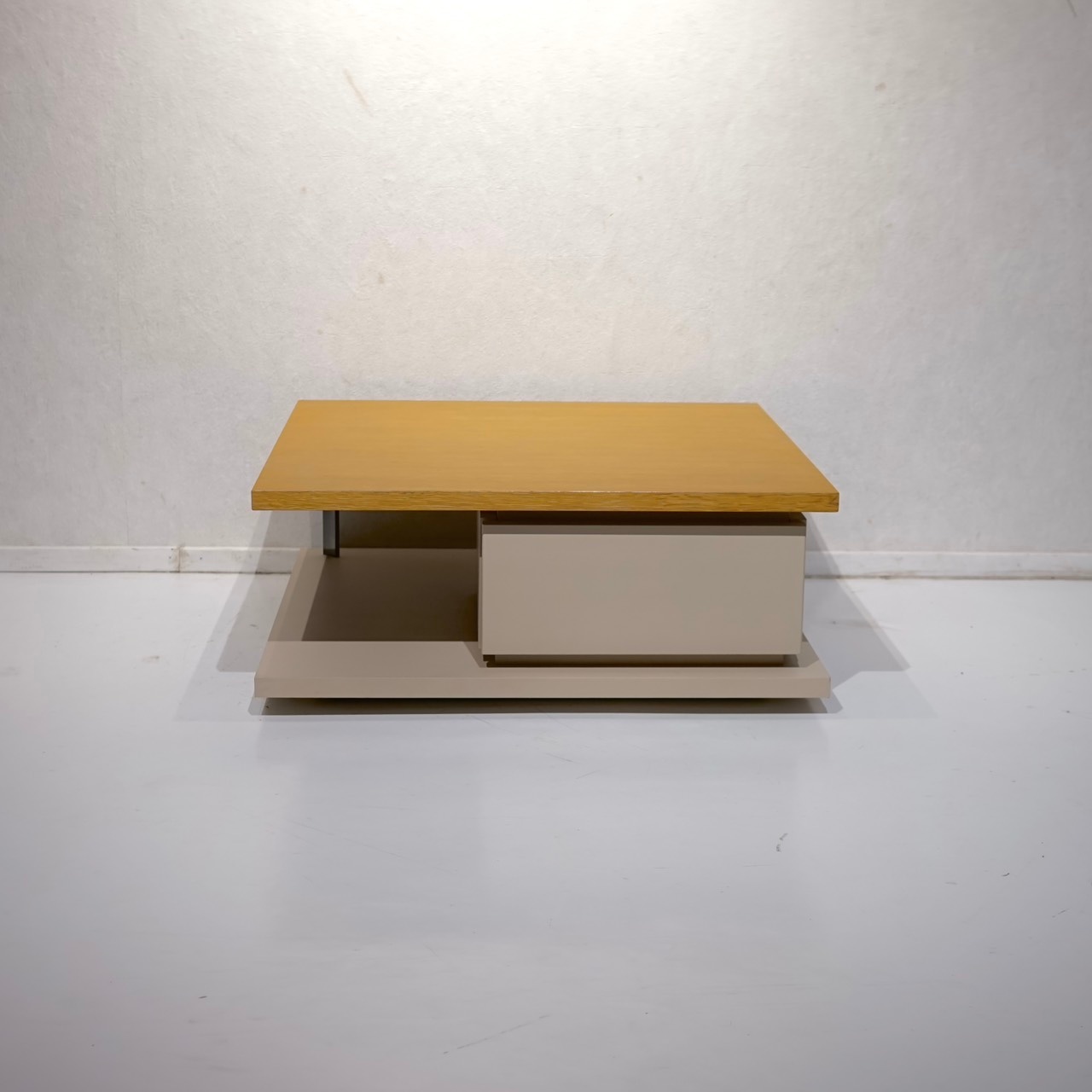 綾野製作所 ALICIA アリシア ローテーブル リビングテーブル センターテーブル 引き出し付き モダン ミニマル ホテルライク