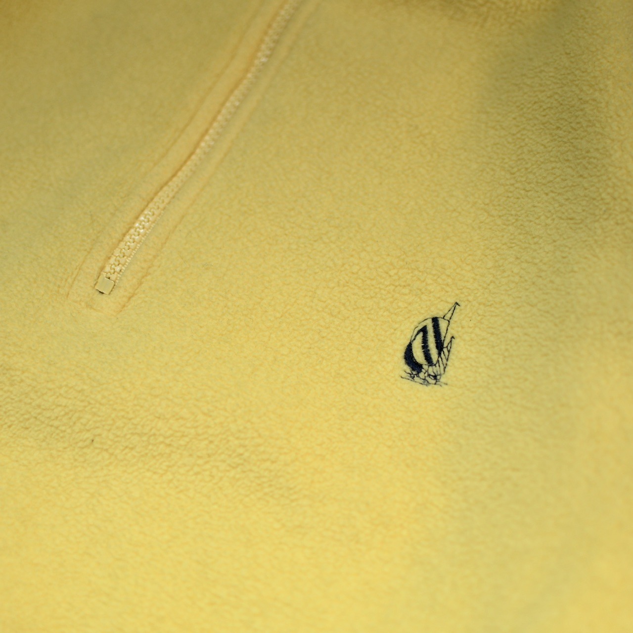 NAUTICA half zip fleece yellow