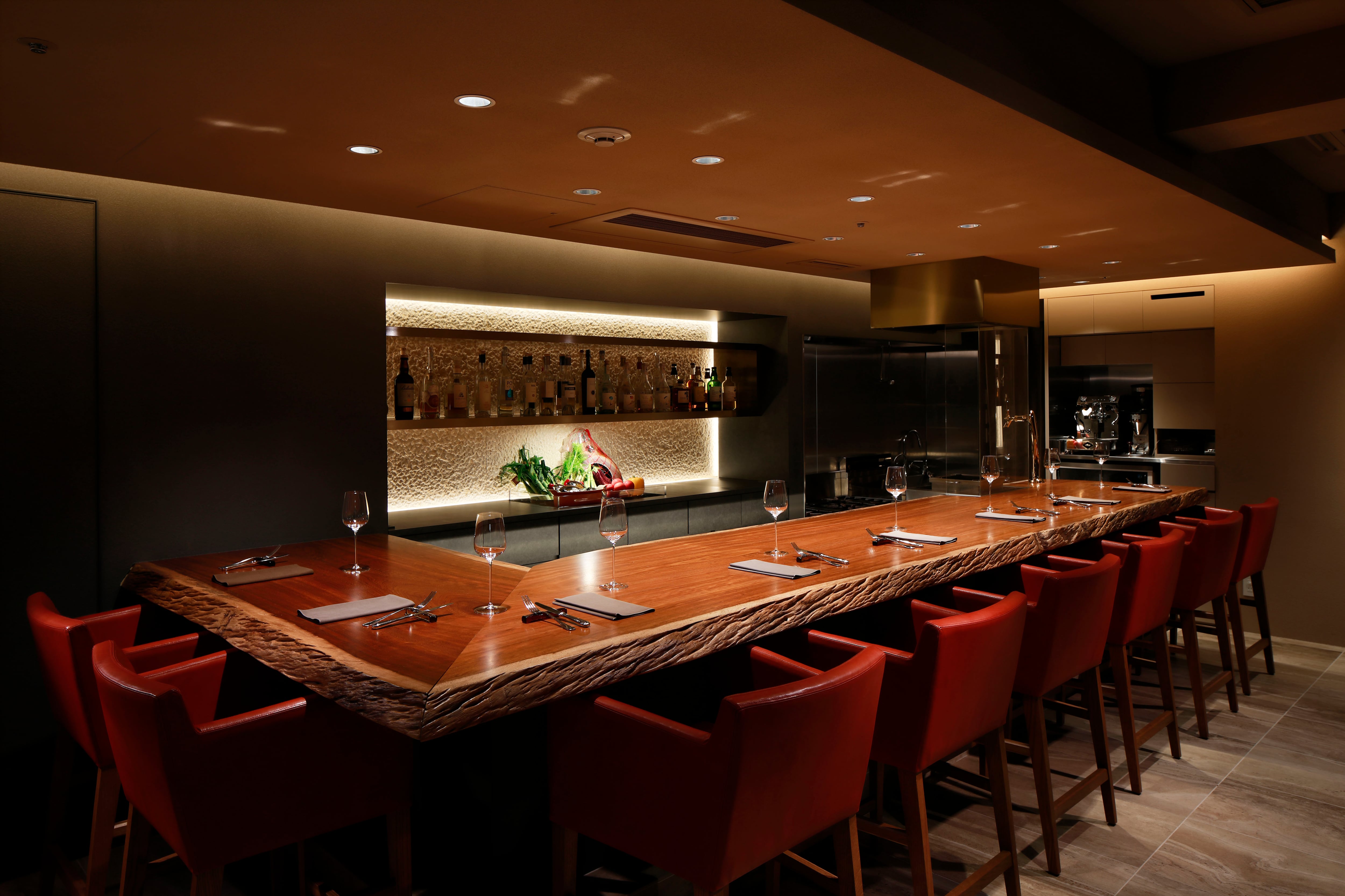 カウンター (一枚板） オーダーイメージ | 千年家具 - 一枚板 テーブル