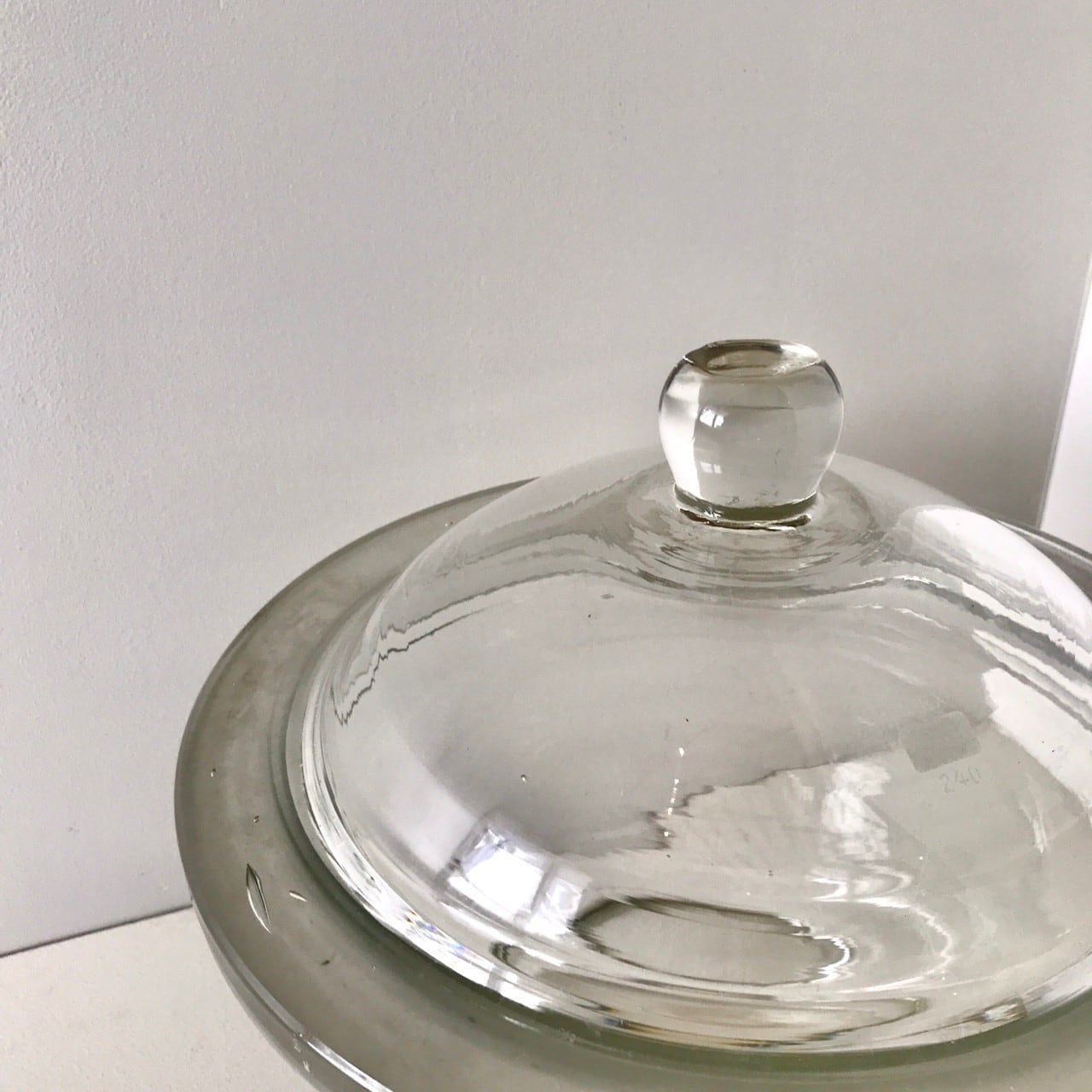 蓋付ガラス壜 デシケーター 古道具 | ju-gu