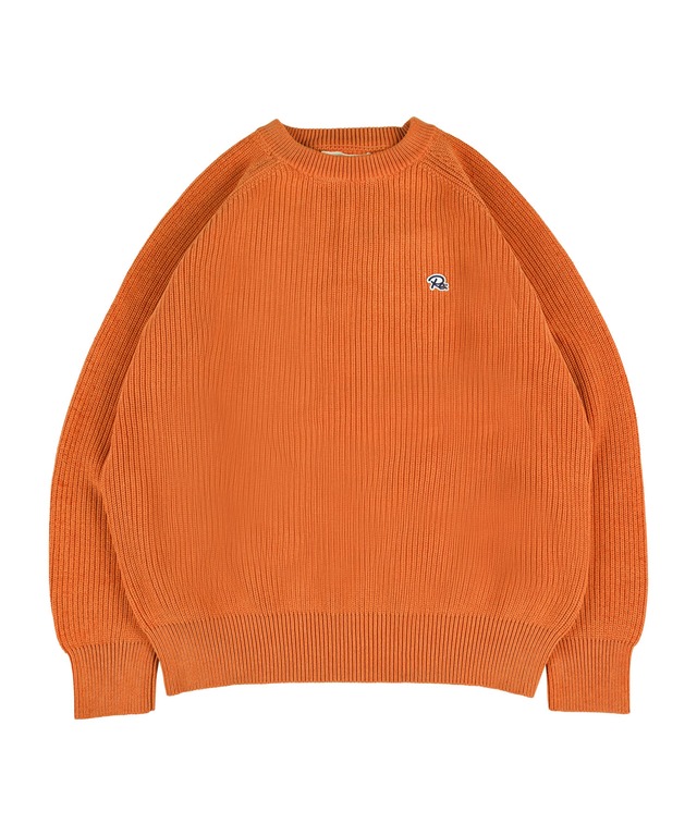 【#Re:room】PIGMENT COLOR BIG CREW KNIT［REK134］