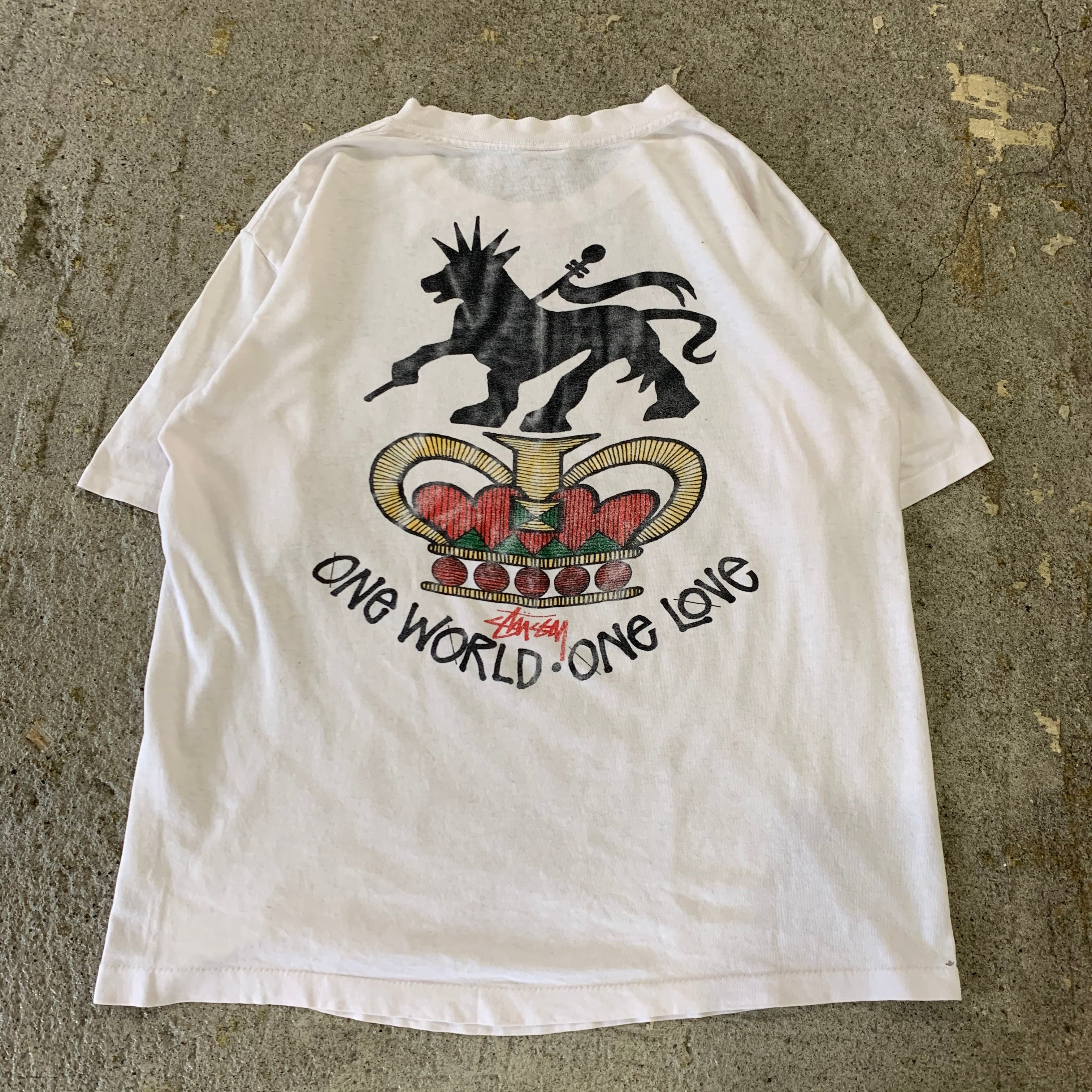 80s old stussy T-shirt | What’z up powered by BASE