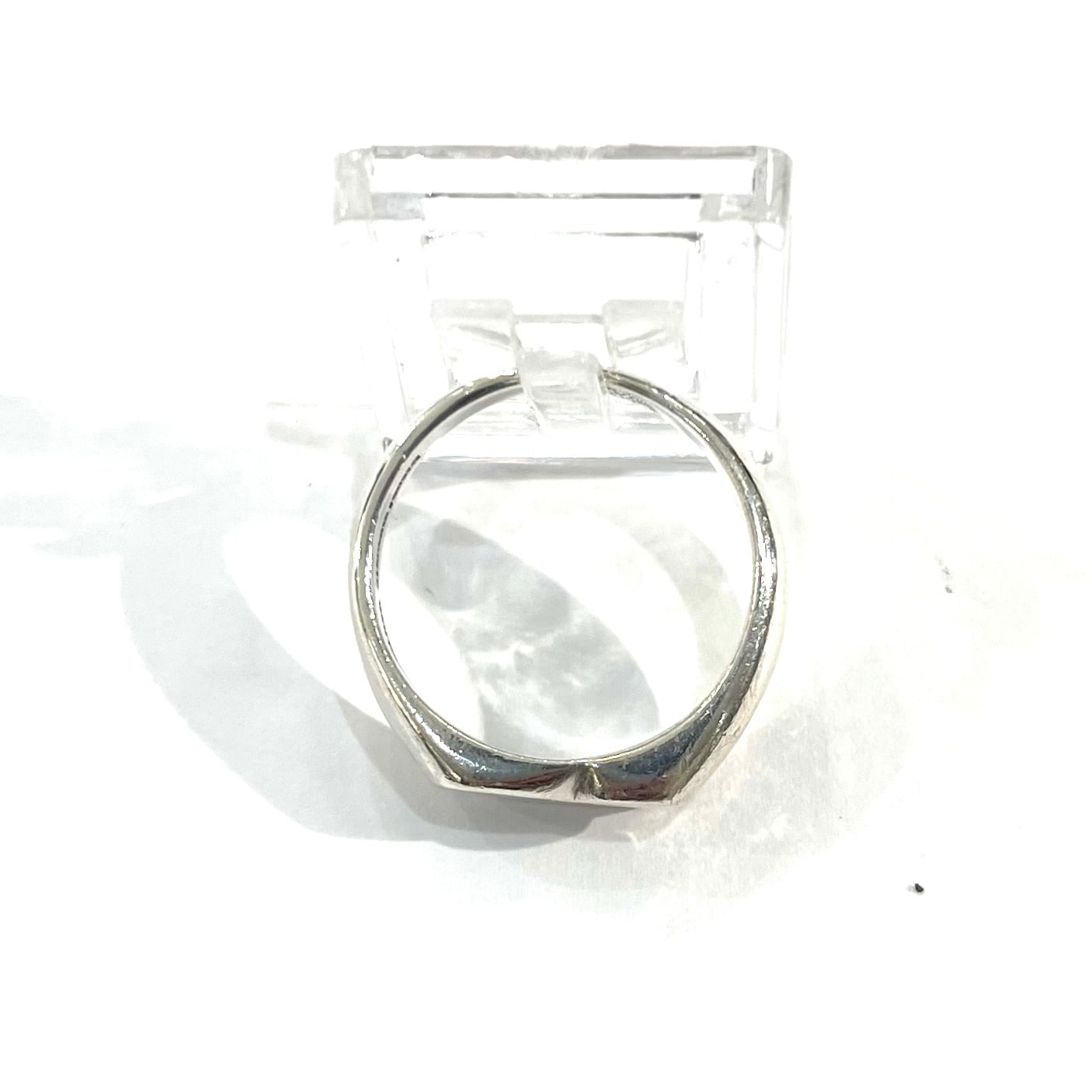 TIFFANY&CO】【18号 】2599 シグネットハートリングシルバーリング