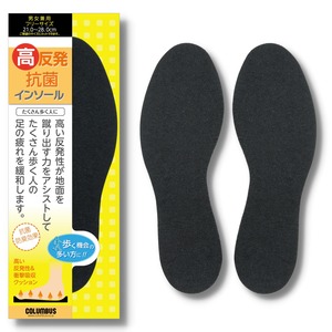 【特価処分】たくさん歩く人に 高反発 衝撃吸収 高反発抗菌インソール 男女兼用(21~28cm)