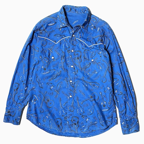 Vintage 70〜80's Patterned Western Shirt