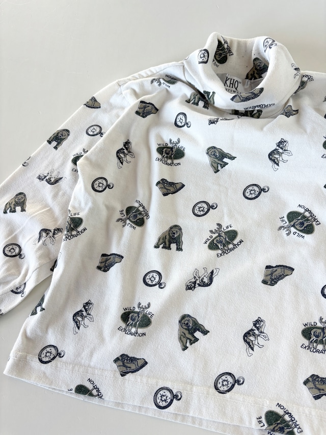 【5-6T相当・vintage】WILD LIFE ハイネック