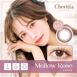 チェリッタ ワンデー(Cheritta 1day)《Mellow Rose》メロウロゼ[10枚入り]