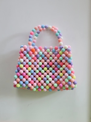 期間限定【Beads bag】multi color②