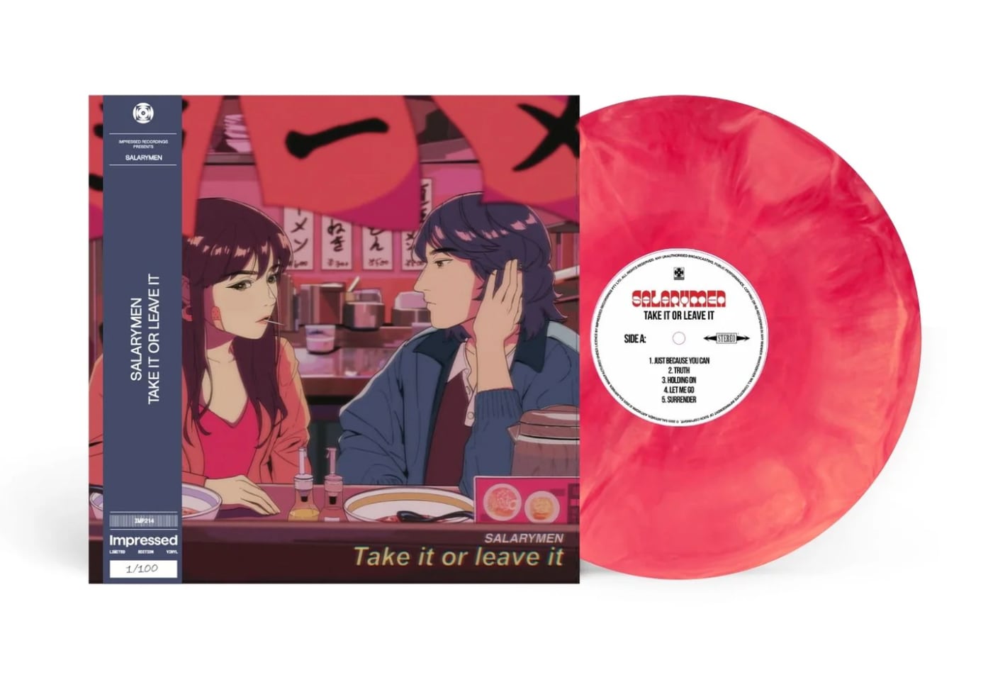 Salarymen / Take it or leave it（100 Ltd Pink LP w Obi）