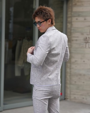 ORIGINAL PAISLEY JACKET GRAY【BEL25-001A】