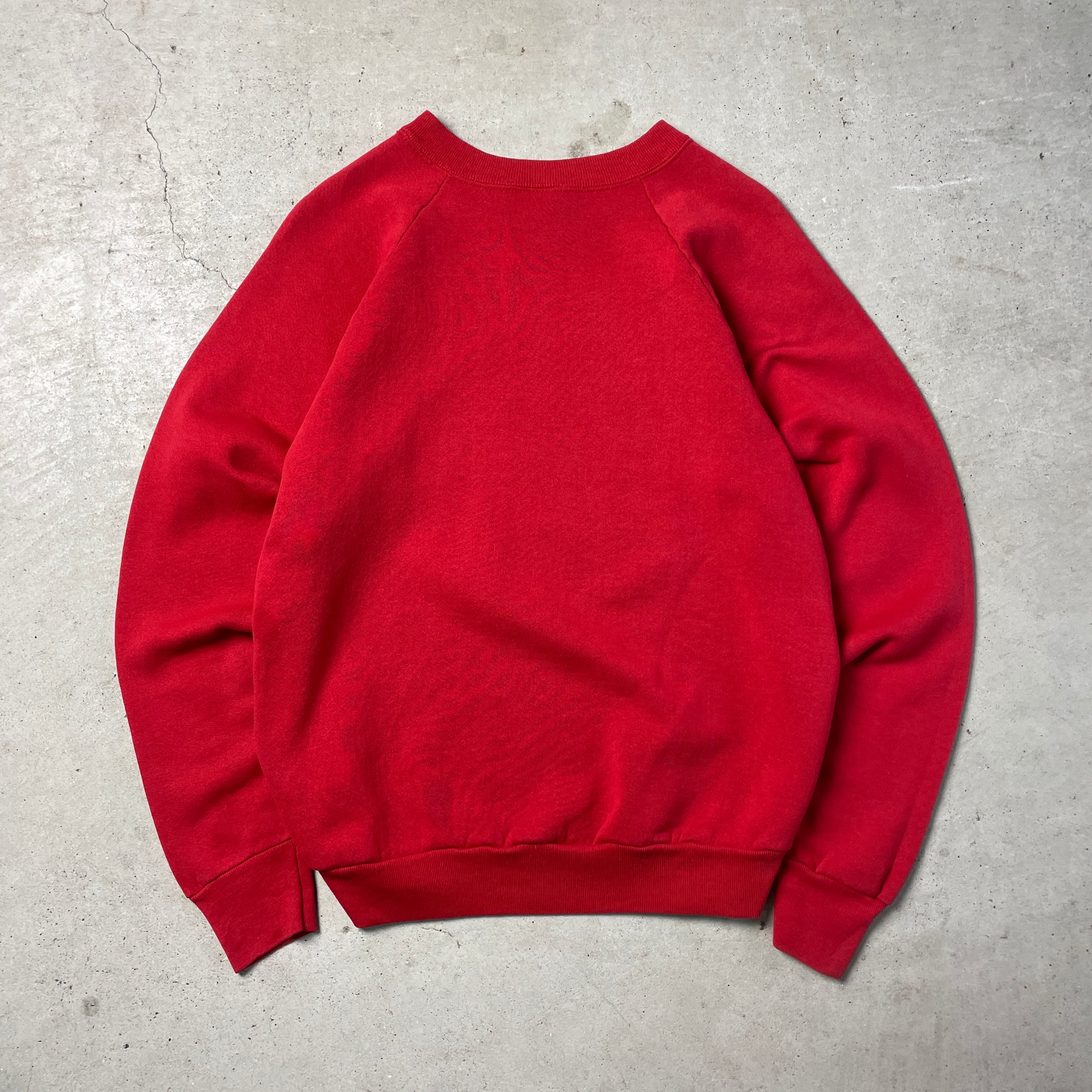 60s ヴィンテージ スウェット ラグランスリーブ　赤 60s ヴィンテージ スウェット ラグランスリーブ 赤 - メルカリ