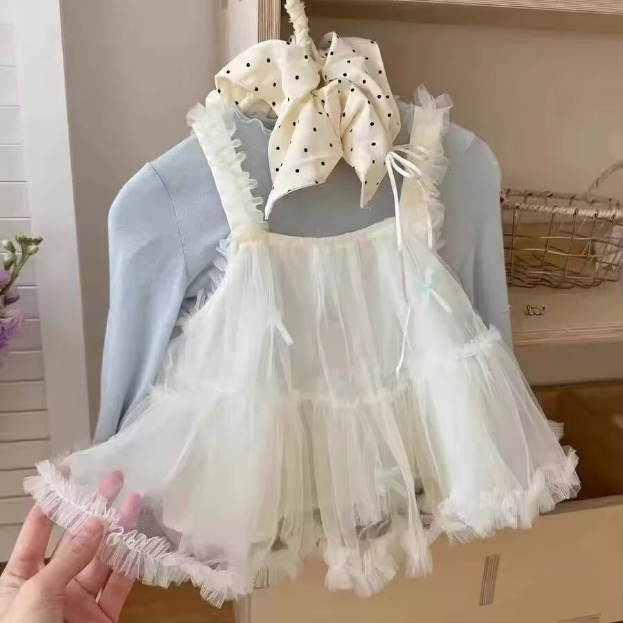 ブルーリボン チュールフリル キャミチュニック〖100-120cm〗 | tokotoko