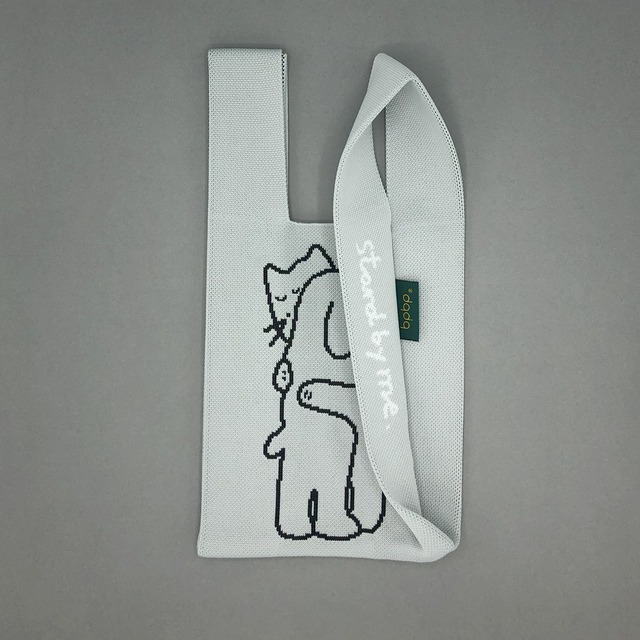 【Junichi Koka】KNIT MINI MARCHE BAG  Stand by me. ニット ミニマルシェバッグ