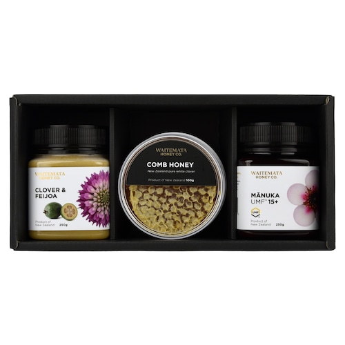 【ギフト】マヌカUMF15+ & フェイジョア  & コムハニー 3種セット（250g×2 / 100g）