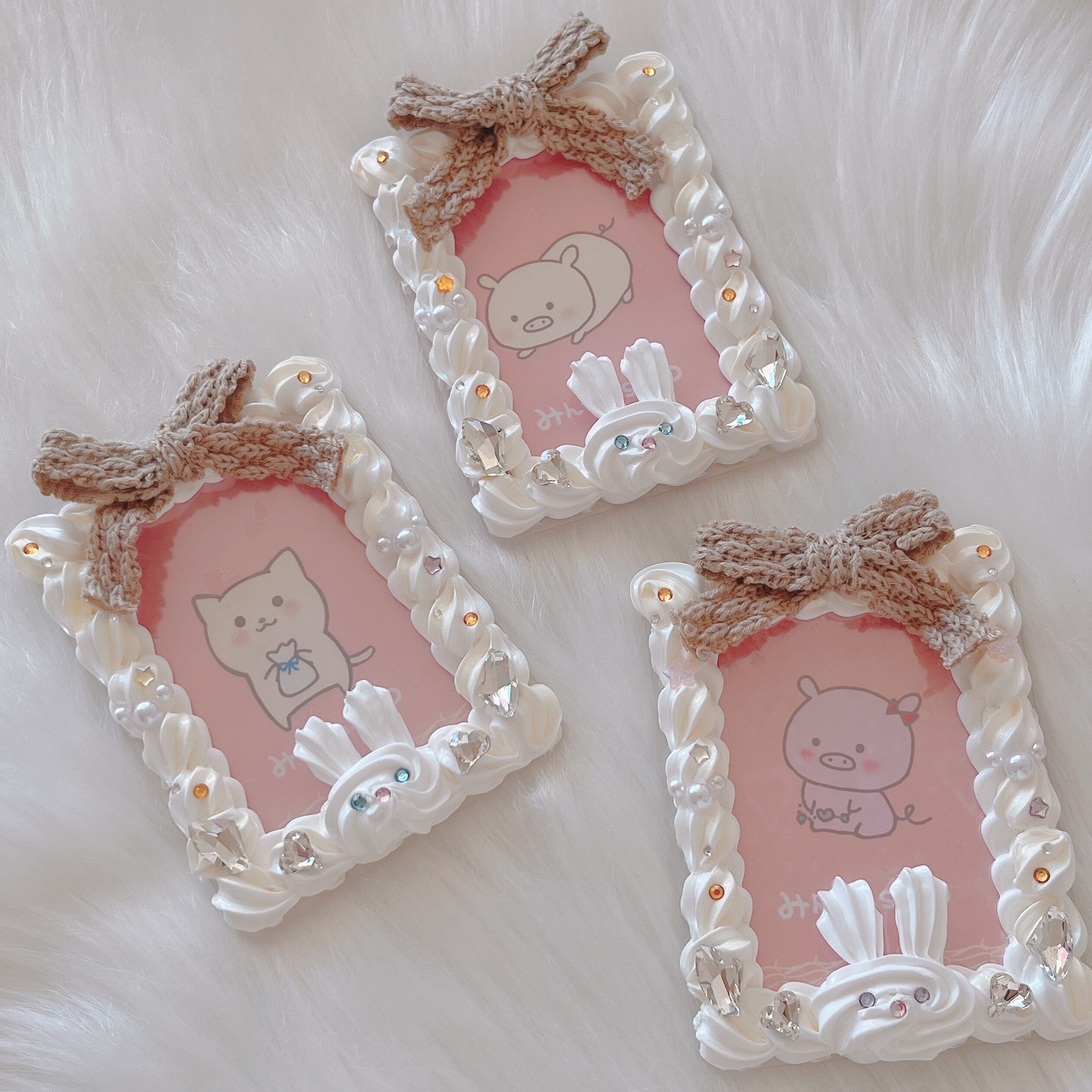 アニマル ホイップデコ うさちゃん！イエロー | みんかわshop