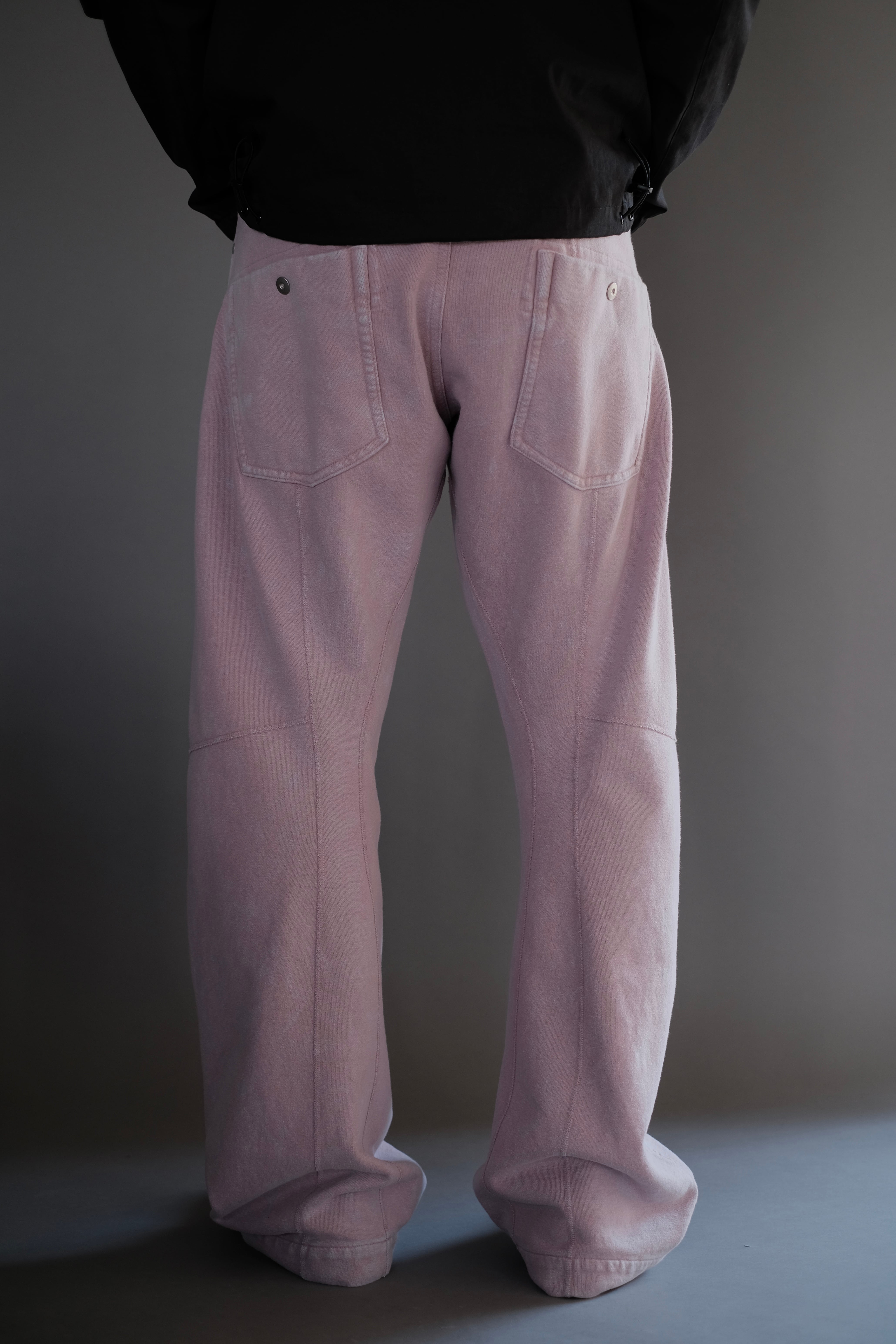 OMAR AFRIDI / KNEE DARTED FLARE PANTS | LIVING