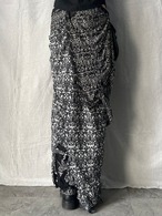 "Shohei Takamiya" Layered Leather Gimmick Flared Pants