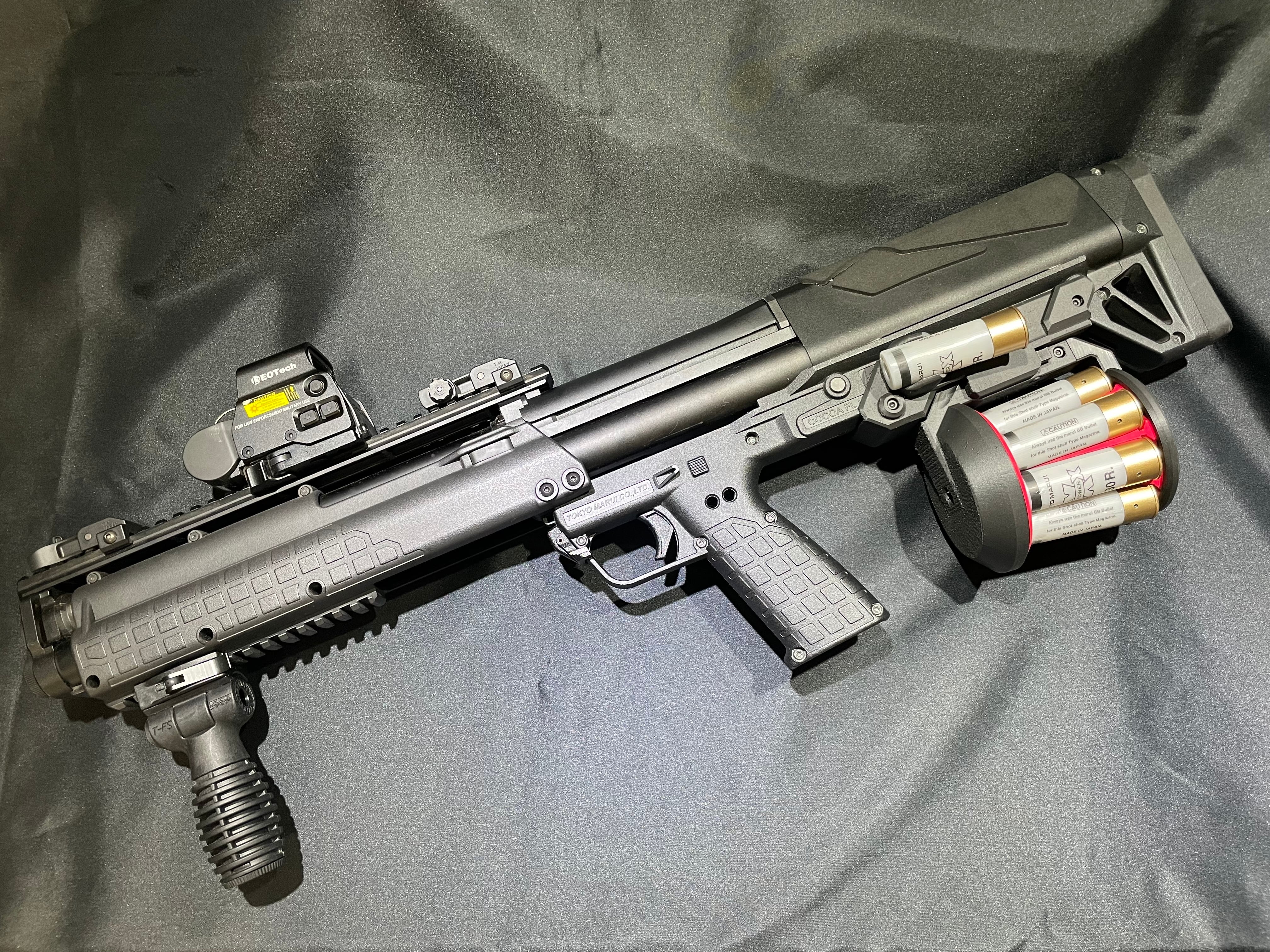 1/6 KSG ショットガン改 ショットシェル ホルダー, サイドマウントレール