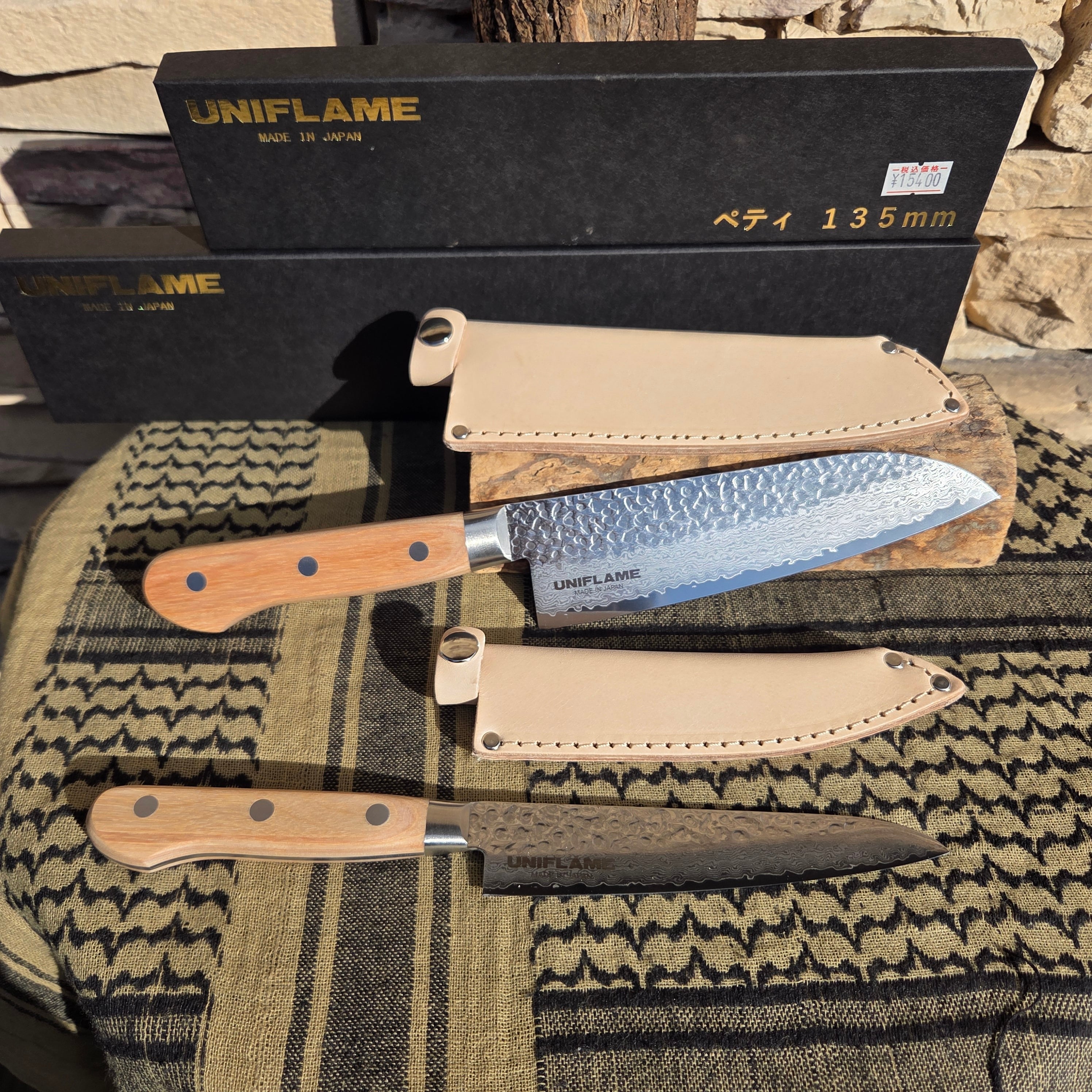 UNIFLAME ユニフレーム】UF ダマスカス 三徳包丁 165mm（2026年数量