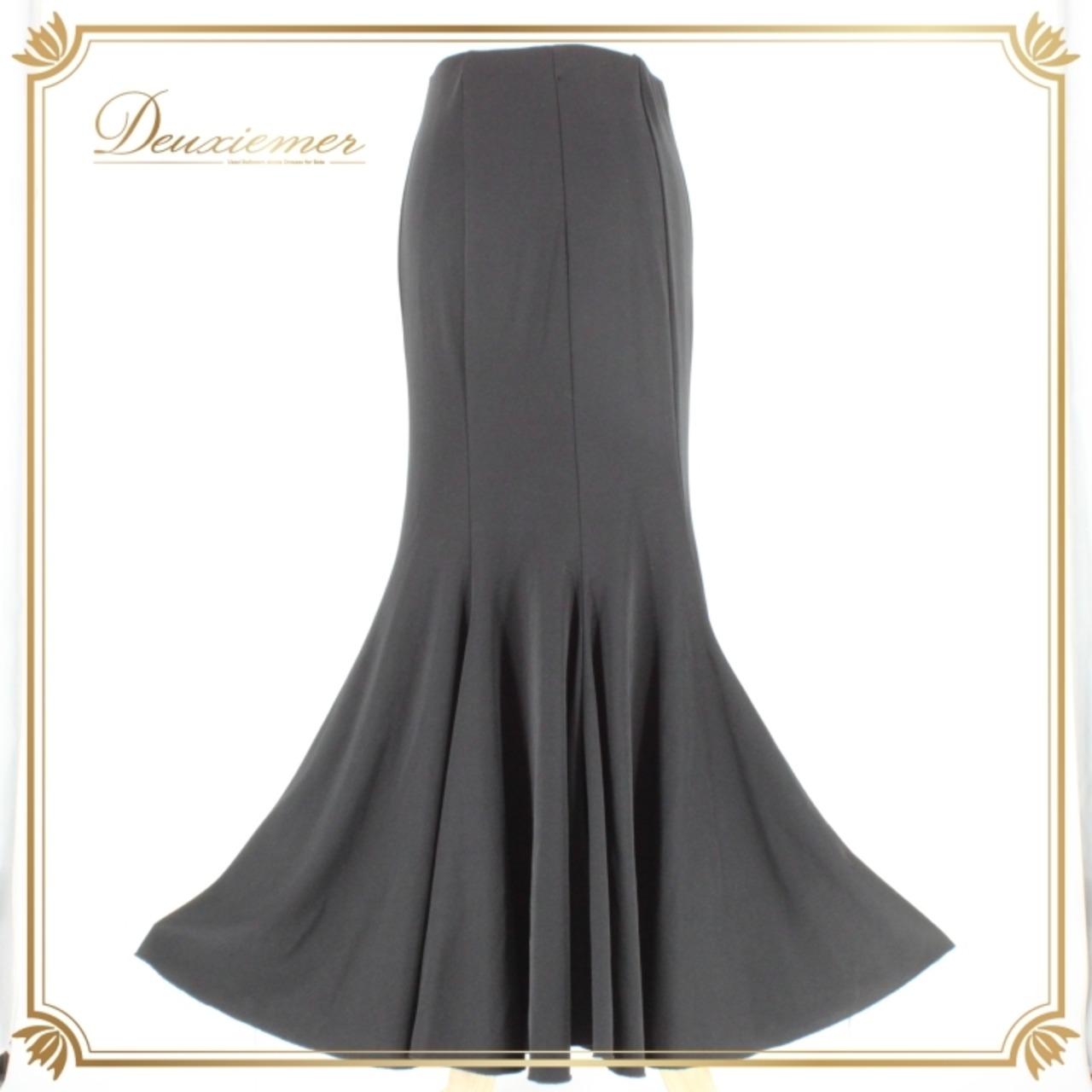 社交ダンス 衣装 スタンダード スカート レッスンウェア レディース 無地 ブラック系 練習着 フォーマル シンプル ロングスカート 上品 定番 ストレッチ ゆったり 上品なデザイン 膝下 アウトドアイベント ドレスアップ レッスン用 練習用 スカートワーク おしゃれ エレガント フェミニン 使用用途多様