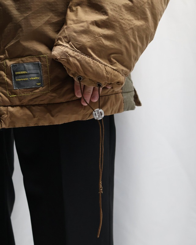 【DIESEL】hooded puff jacket