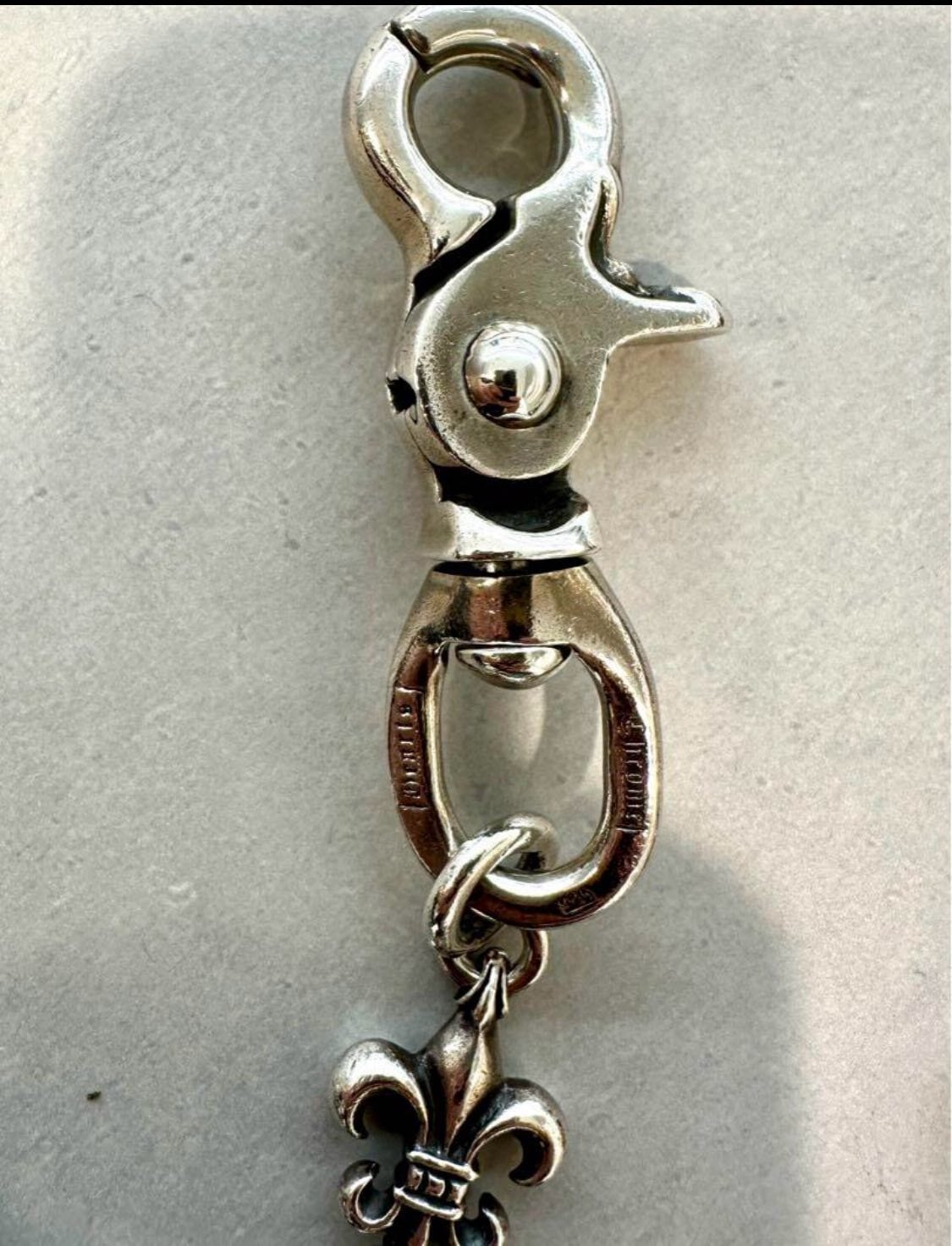 CHROME HEARTS クロムハーツ BSフレアハート 2クリップ ウォレット