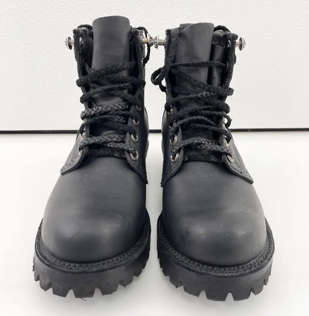 クロムハーツ × ウエスコ レザーブレードレースアップレザーブーツ
