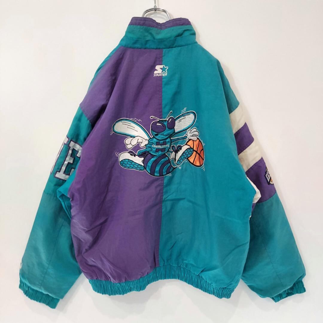 NBA ホーネッツ ナイロンジャケット STARTER（スターター）の