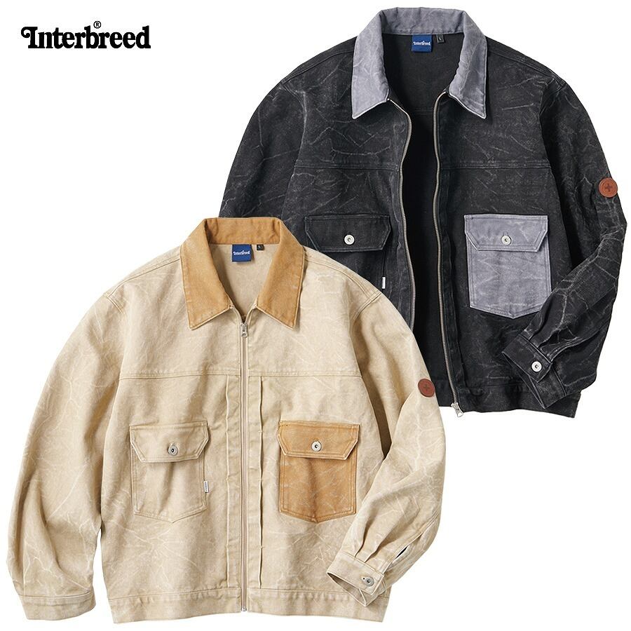 INTERBREED : Cracked Duck Jacket