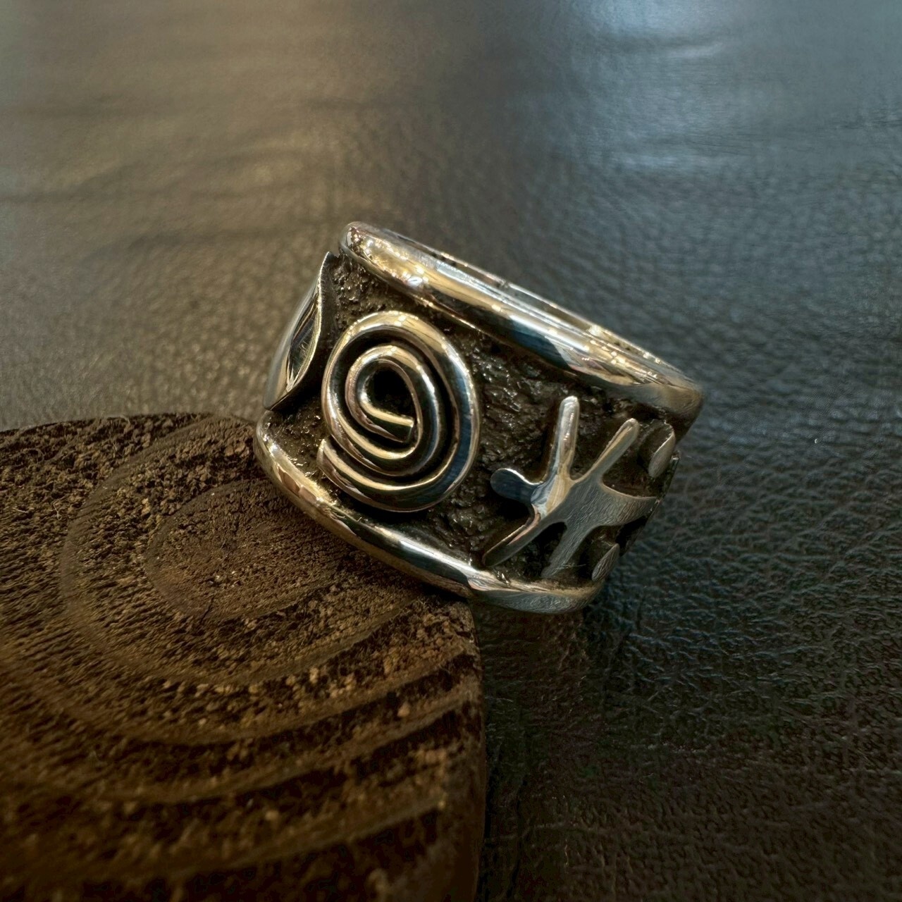 アレックスサンチェス(AlexSanchez) ペトログリフゴールデンヒルターコイズリング 14号 - 3