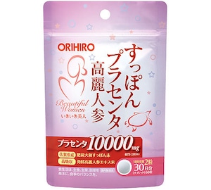 ORIHIRO すっぽんプラセンタ高麗人参粒 60粒