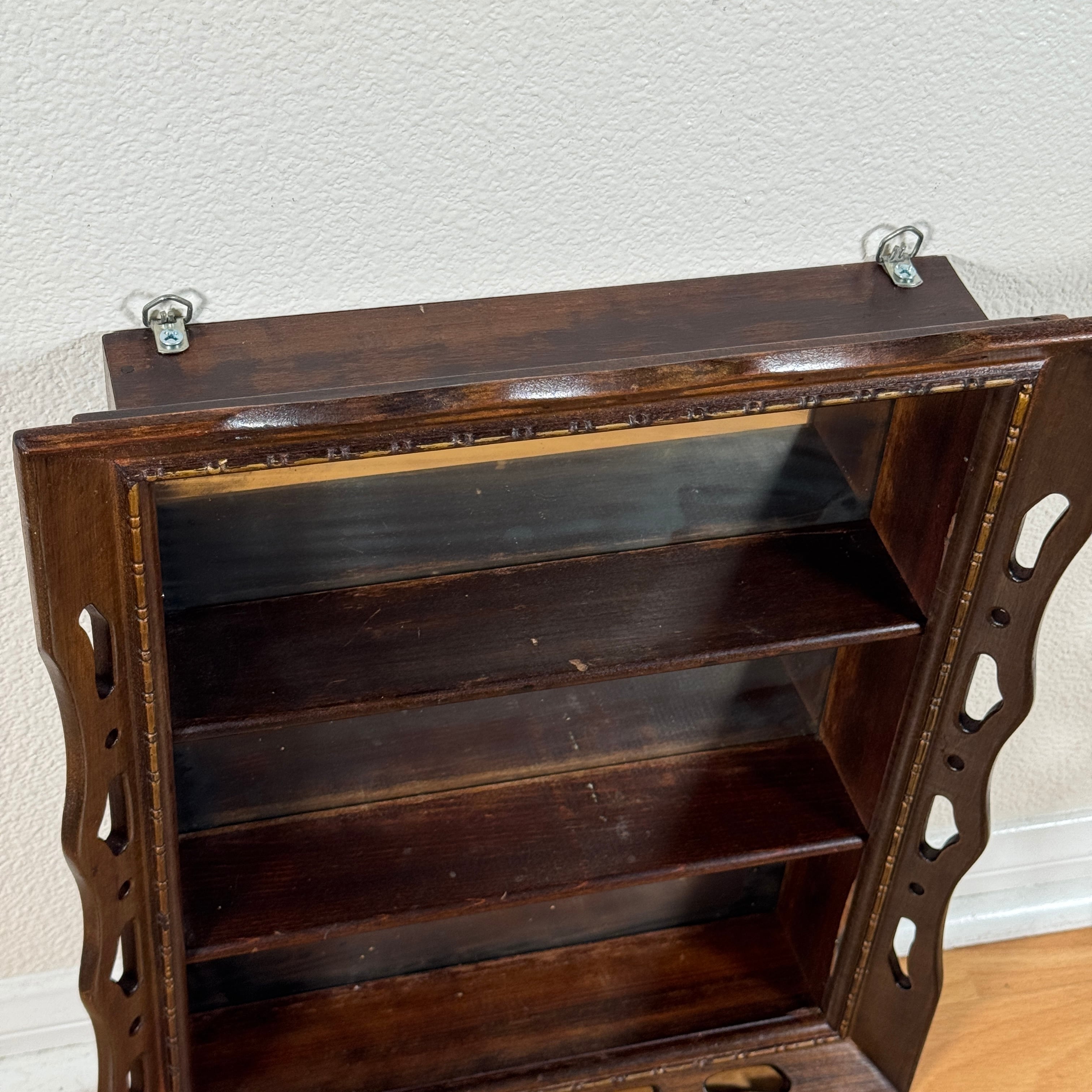 1962 ビンテージ ウッドウォール シェルフ 3段 壁掛けラック | VINTAGE