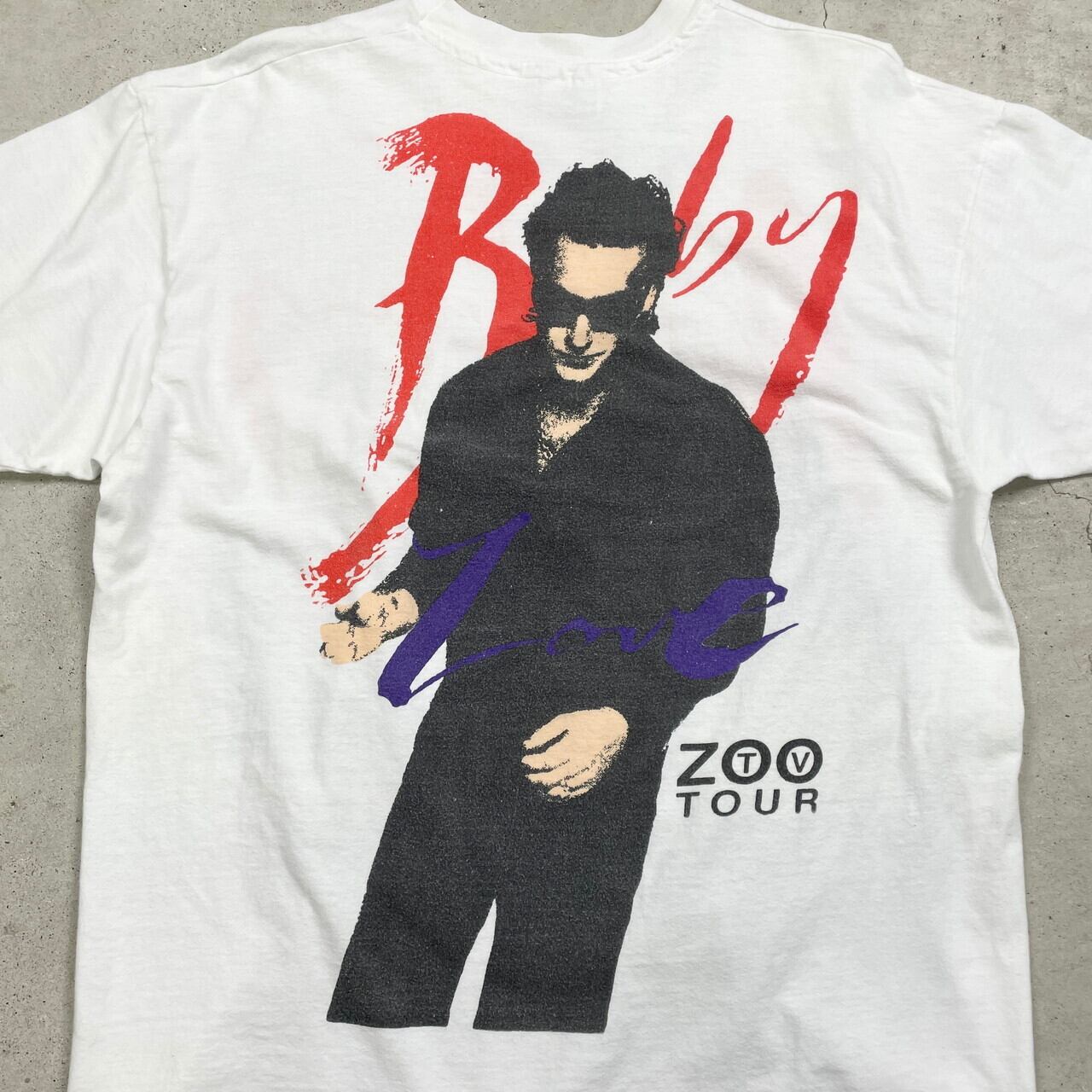 90年代 USA製 U2 ZOO TV TOUR バンドTシャツ バンT ツアーT オール 