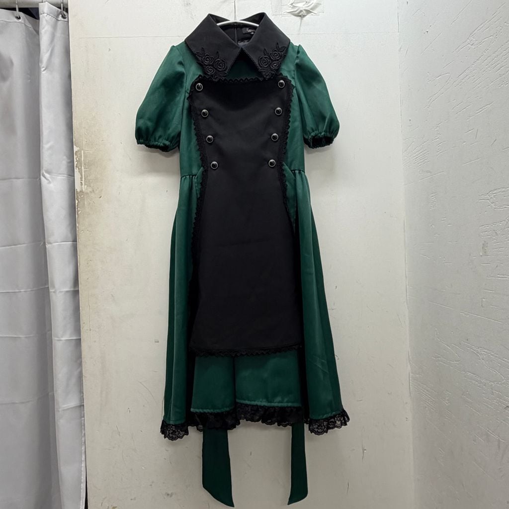 MIHO MATSUDA ミホマツダ Rose Collar Dress ドレス ブラック size:M
