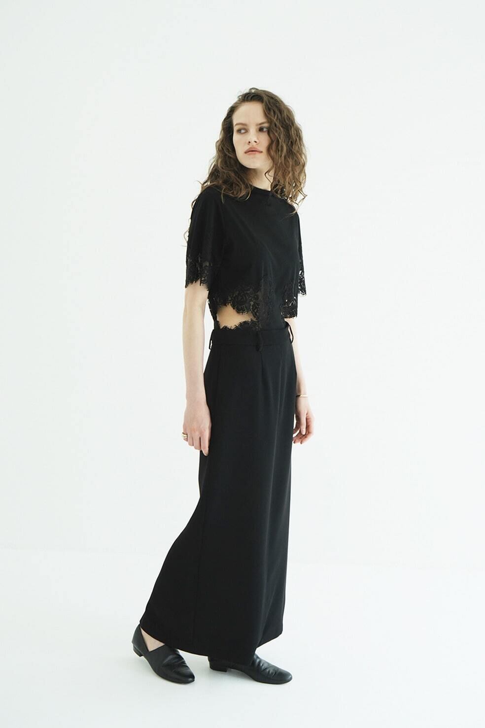 CLANE SIDE LACE CUT OUT BODYSUITS | FLICKA ASHIYA