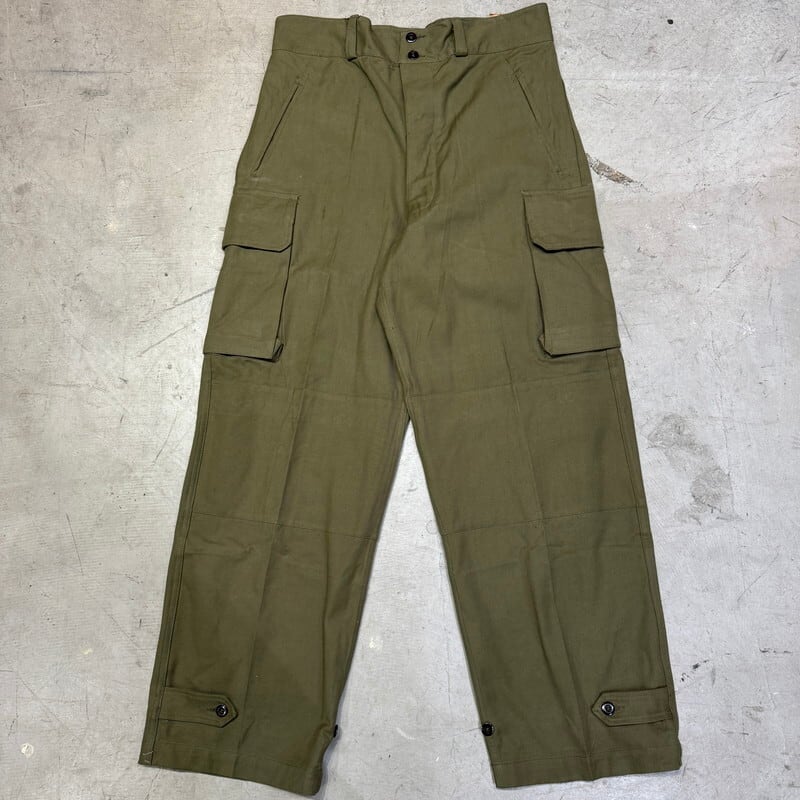 50's フランス軍 M47 フィールドパンツ コットンツイル 前期型 50's フランス軍 M47 フィールドパンツ コットンツイル 前期型