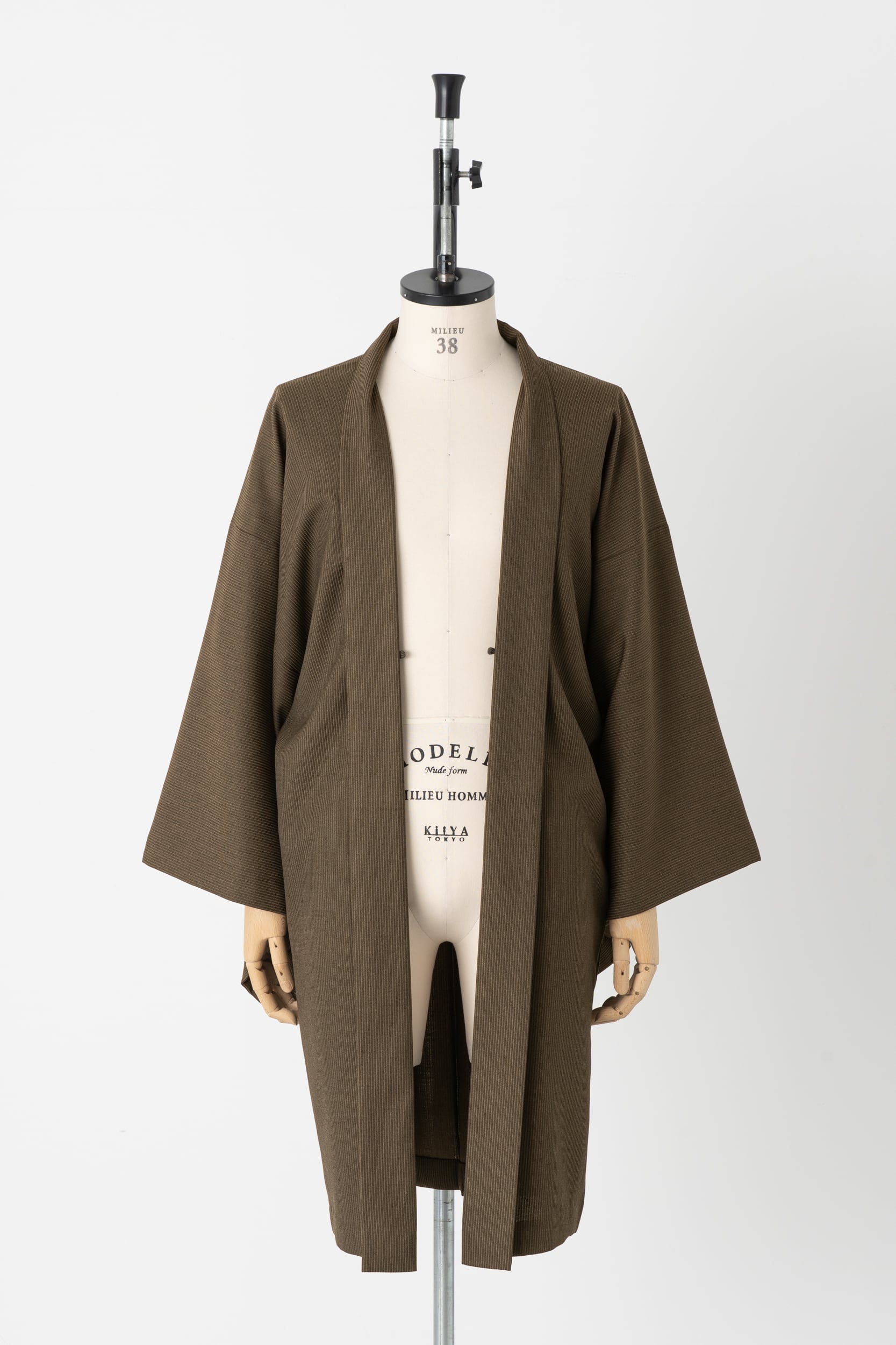 羽織 / Y. & SONS × Graphpaper / Melange Pique / BROWN（With