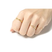 S925 ROUND CHAIN RING SILVER