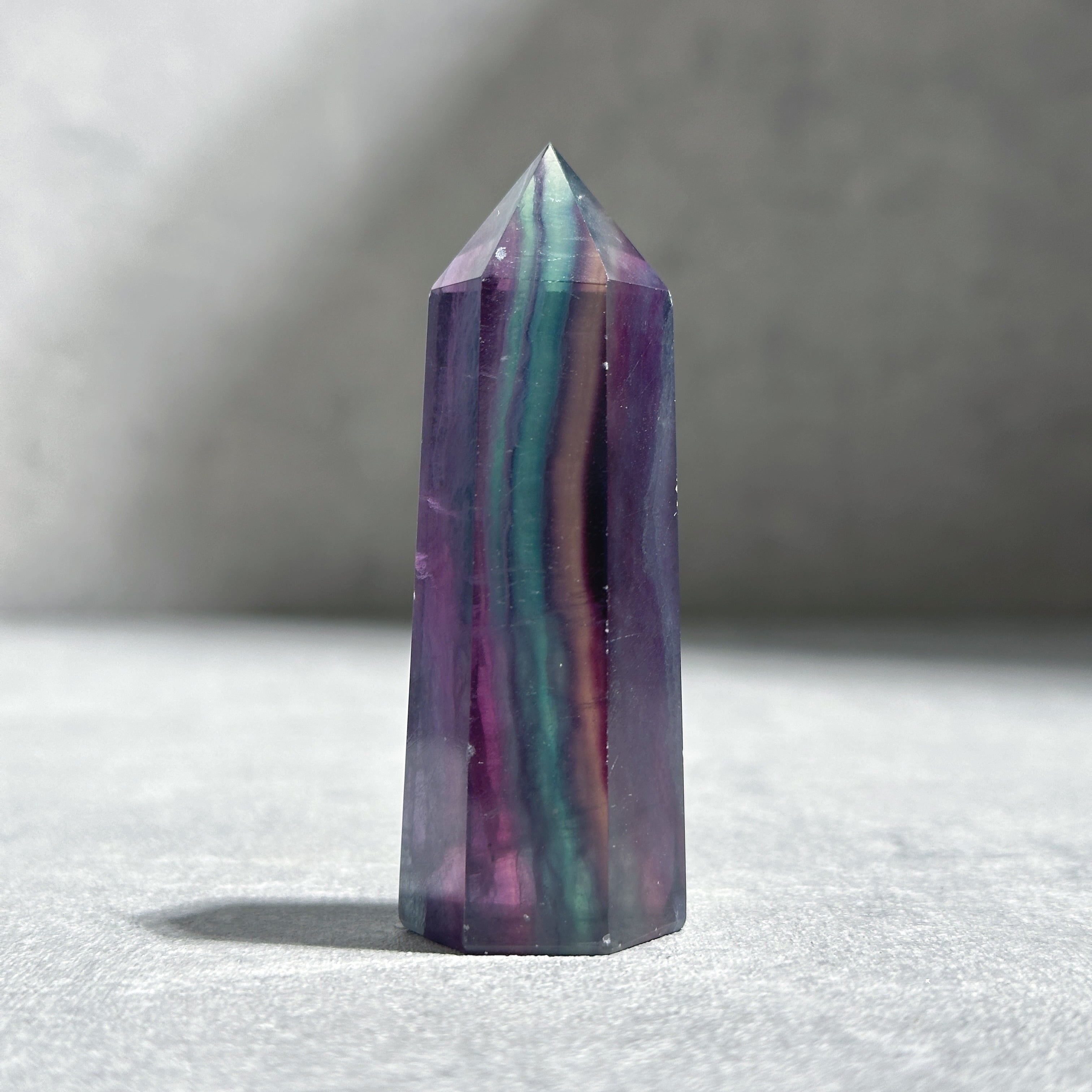 レインボーフローライト タワー型41◇ Rainbow Fluorite ◇天然石・鉱物・パワーストーン