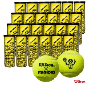 ウイルソン Wilson テニスボール MINIONS TENNIS BALLS（ミニオンズ テニス ボール） 3球入 1箱