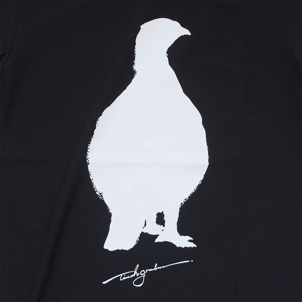 ranor(ラナー) ROCK PTARMIGAN T-SHIRT BLACK×WHITE | play field mountain