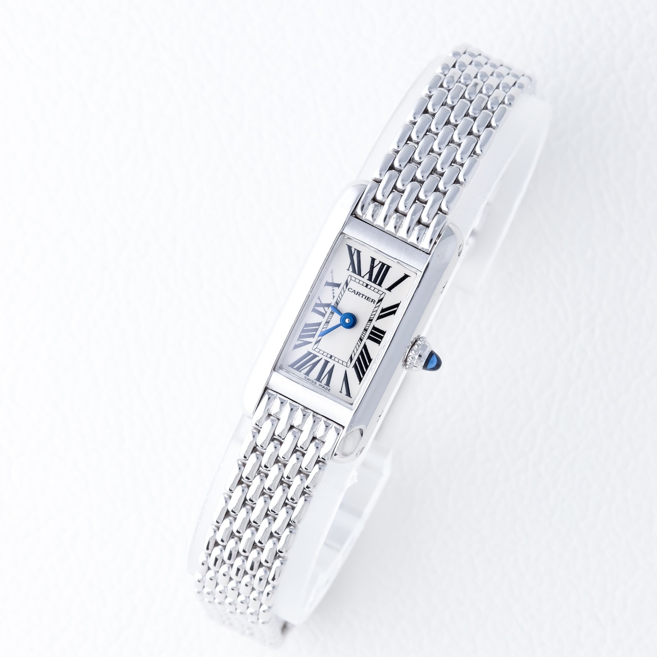 カルティエ タンクアロンジェ ホワイトゴールド 金無垢