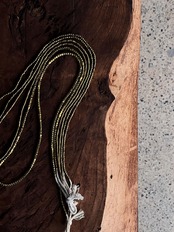Karen tribe／ Bronze necklace（Round cut）