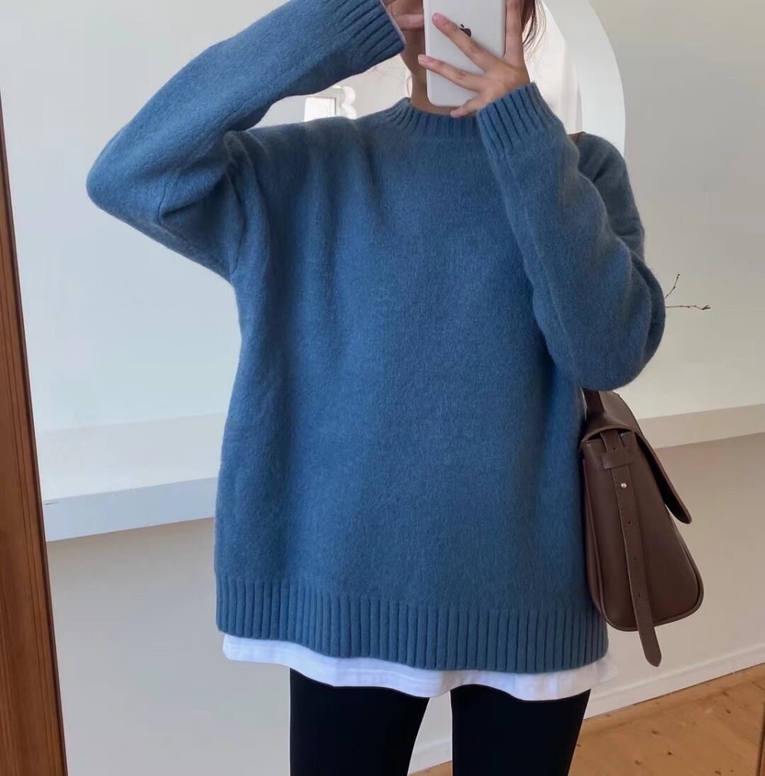 クルーネックニット  AJ2205-123